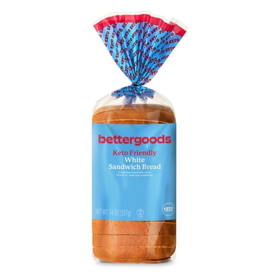 Bettergoods Keto Friendly White Sandwich Bread, 14 oz