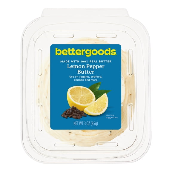 bettergoods Lemon Pepper Butter, 3 oz Tub