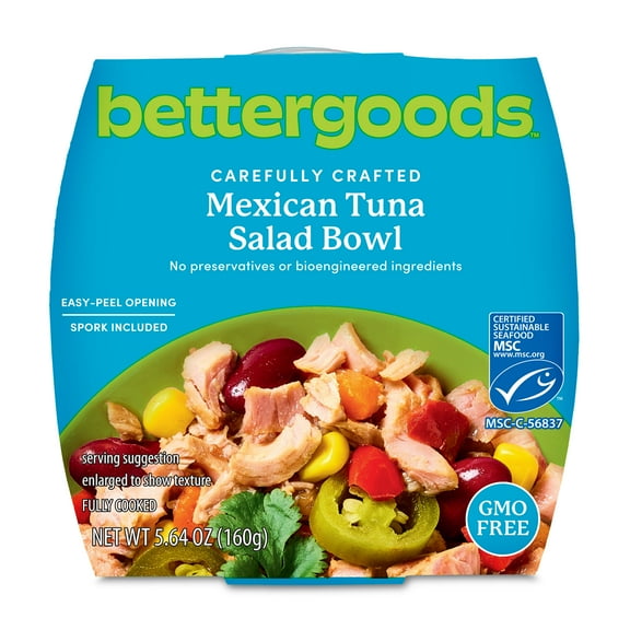 bettergoods Mexican Tuna Salad Bowl, MSC Certified, 5.64 oz