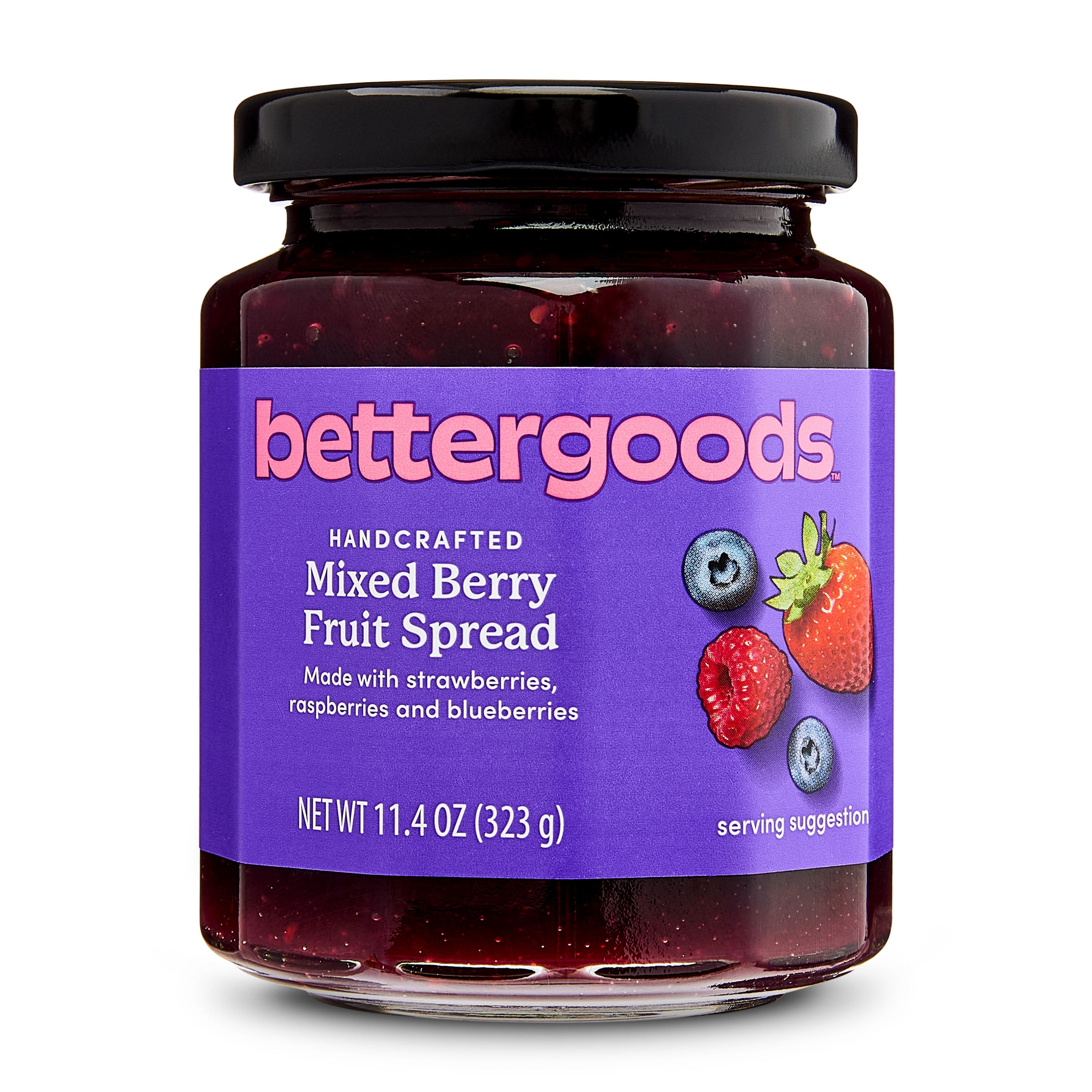 bettergoods Mixed Berry Fruit Spread, 11.4 oz - Walmart.com