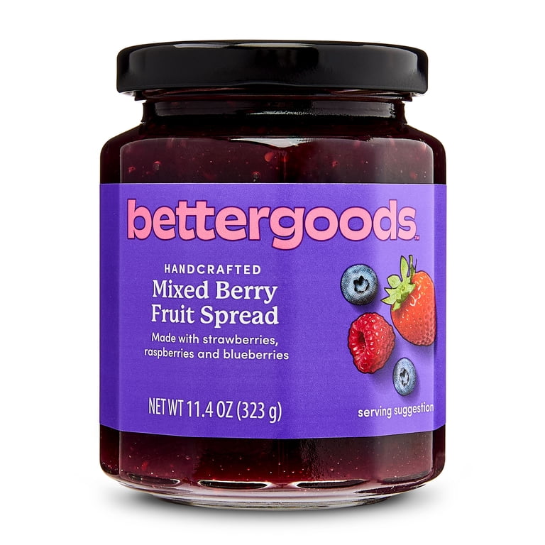 bettergoods Mixed Berry Fruit Spread, 11.4 oz - Walmart.com