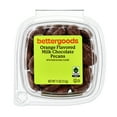 thumbnail image 1 of bettergoods Orange Flavored Milk Chocolate Pecans, 11 oz, 1 of 9