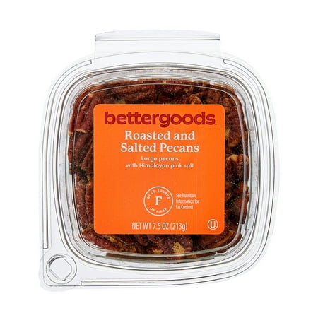 bettergoods Roasted and Himalayan Salted Pecans, 7.5 oz