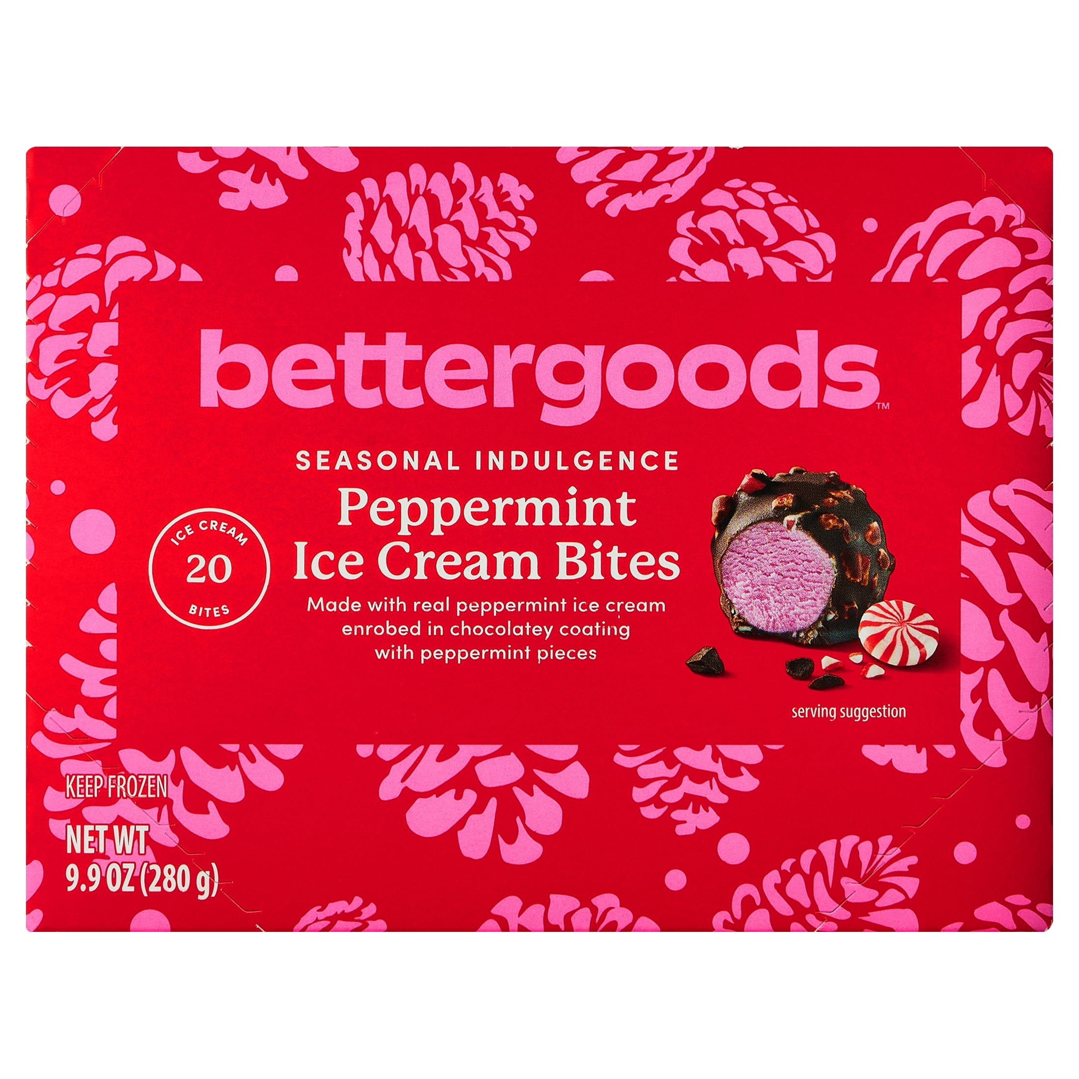 Would Sign Language Count bettergoods Peppermint Chocolate Vanilla Ice Cream Bites, 20 Count ...