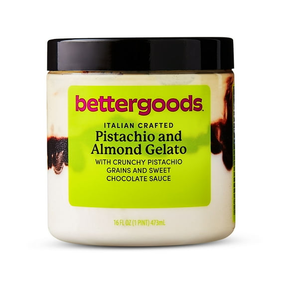 bettergoods Pistachio and Almond Gelato, 16 fl oz (Frozen)