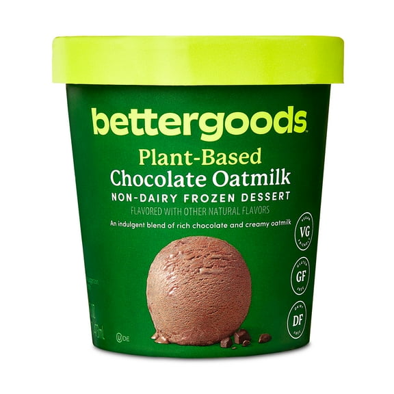 bettergoods Plant-Based Chocolate Oat Milk Non-Dairy Frozen Dessert, 16 fl oz