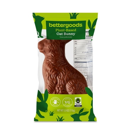 bettergoods Plant-Based Oat Hollow Easter Bunny, 3.88 oz