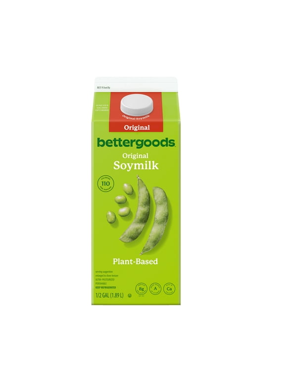 Plant-Based Original Soy Milk, Half Gallon