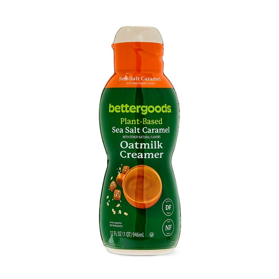 bettergoods Plant-Based Sea Salt Caramel Oat milk Creamer, 32 fl oz