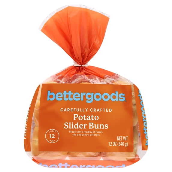 bettergoods Potato Slider Buns, 12 oz, 12 Count