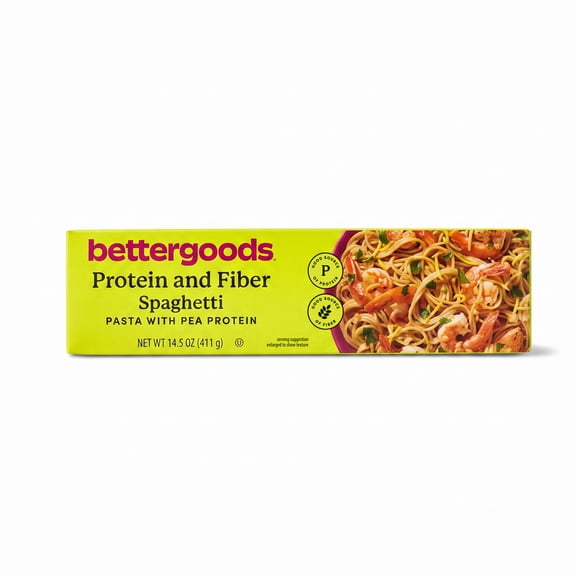 bettergoods Protein and Fiber Spaghetti Pasta, 14.5 oz