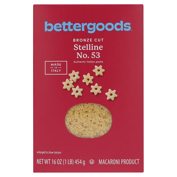 bettergoods Bronze Cut Stelline Pasta, No. 53, 16 oz