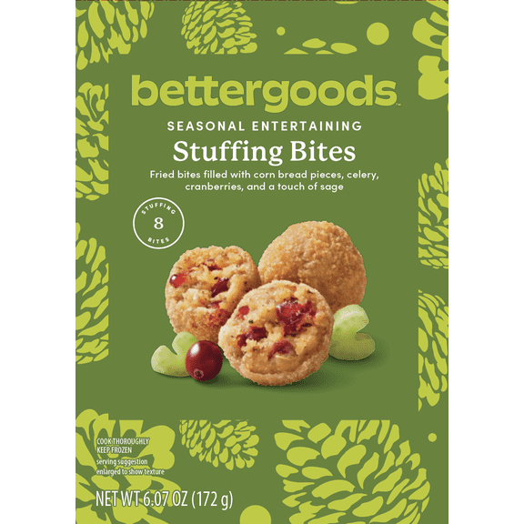 bettergoods Stuffing Bites, 6.07 oz, 8 Count (Frozen)