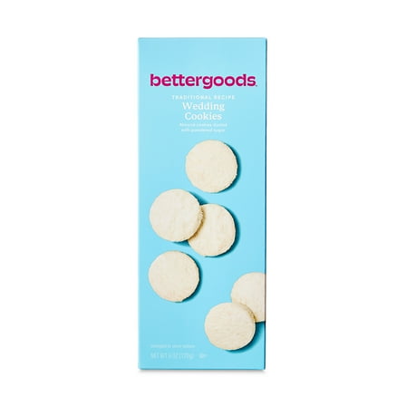 bettergoods Traditional Recipe Wedding Cookies, 6 oz