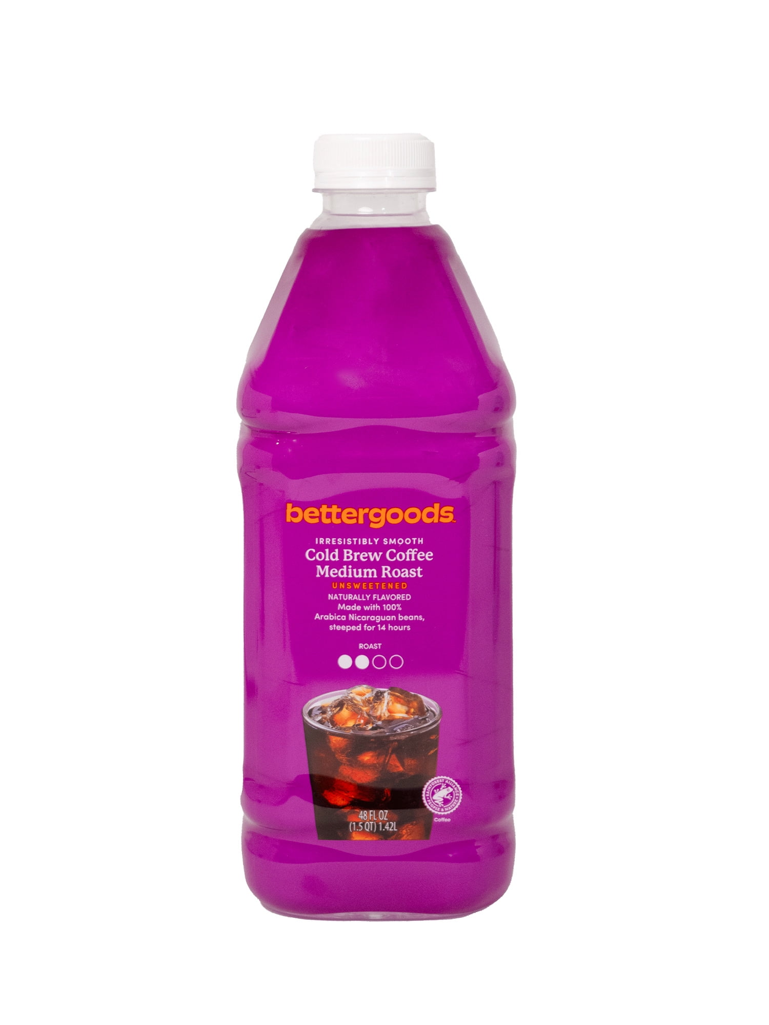 bettergoods Unsweetened Medium Roast Cold Brew Coffee, 48 fl oz