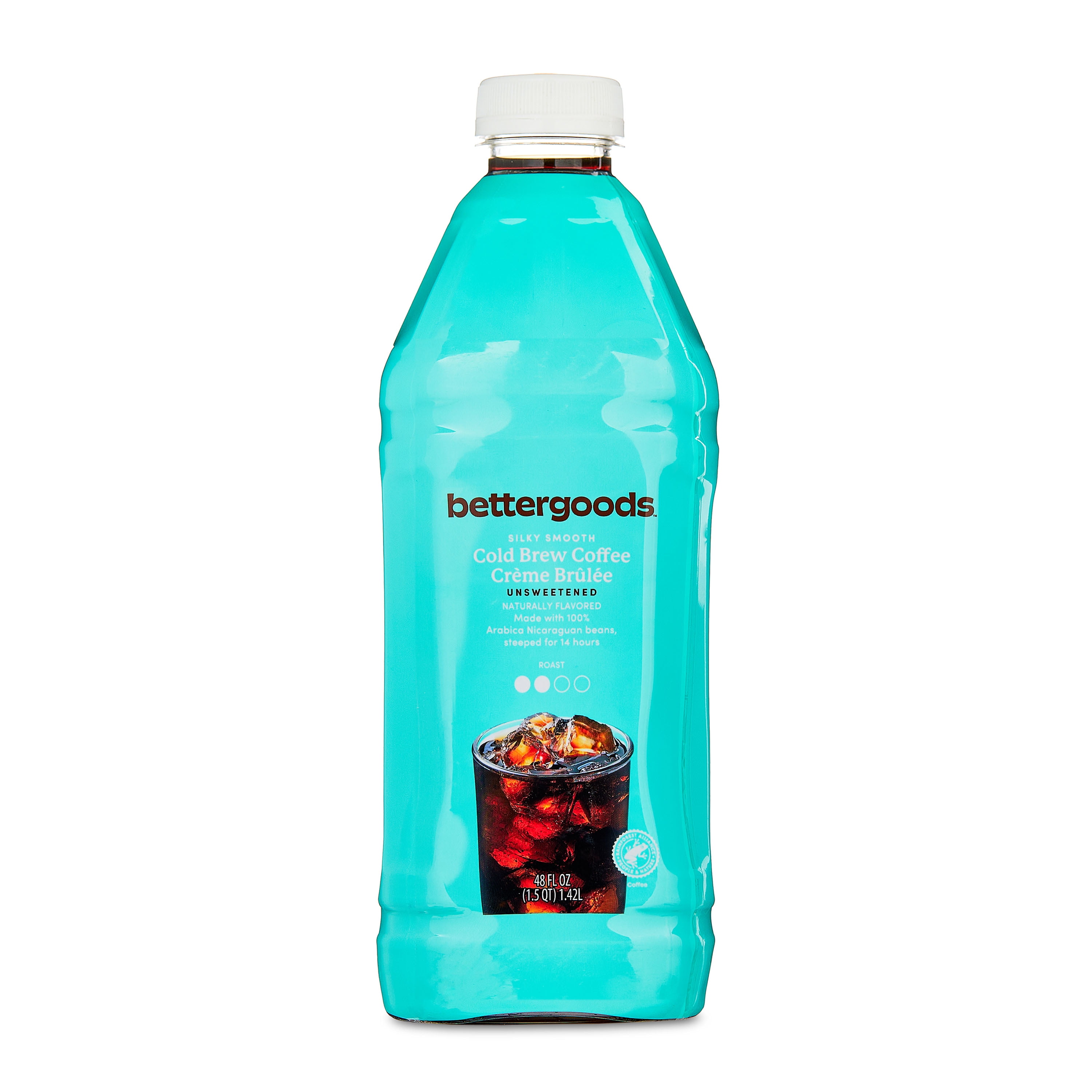 bettergoods Unsweetened Medium Roast Cold Brew Coffee, Creme Brulee Flavored, 48 fl oz