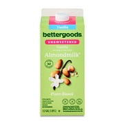 bettergoods Unsweetened Vanilla Almondmilk, Half Gallon