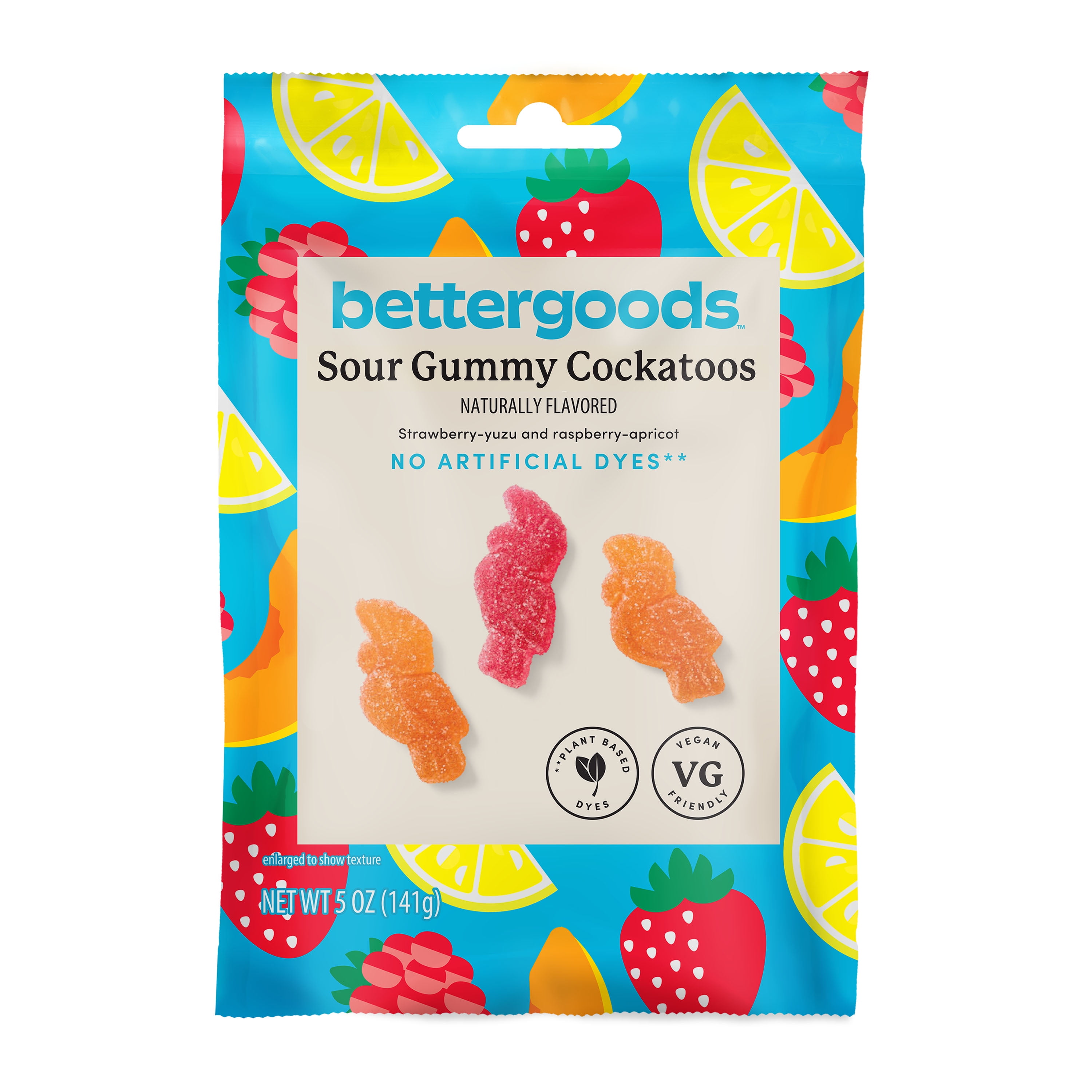 bettergoods Sour Gummy Cockatoos, 5 oz