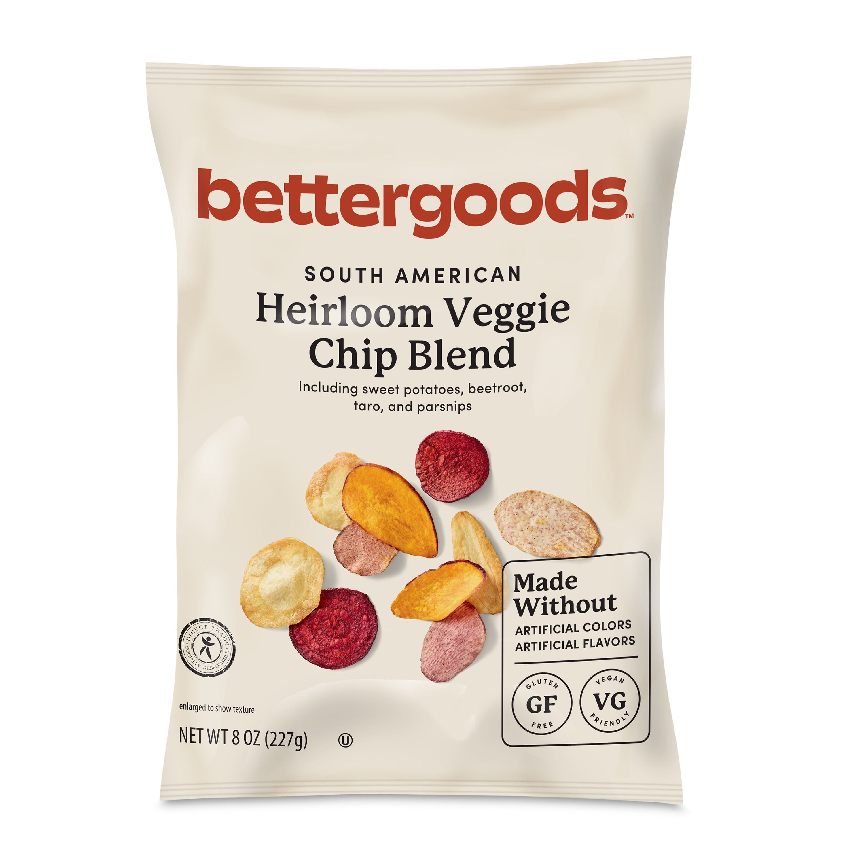 bettergoods South American Heirloom Veggie Chip Blend, 8 oz