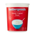 thumbnail image 1 of bettergoods Plain Whole Milk Greek Yogurt, 32 oz Tub, 1 of 7