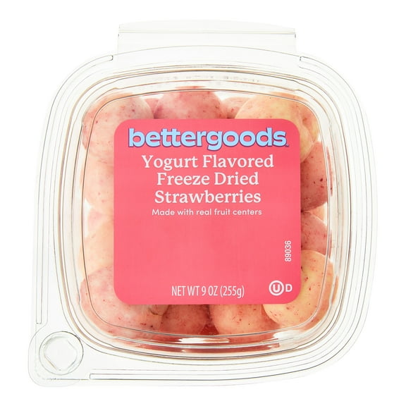 bettergoods Yogurt Flavored Freeze Dried Strawberries, 9 oz