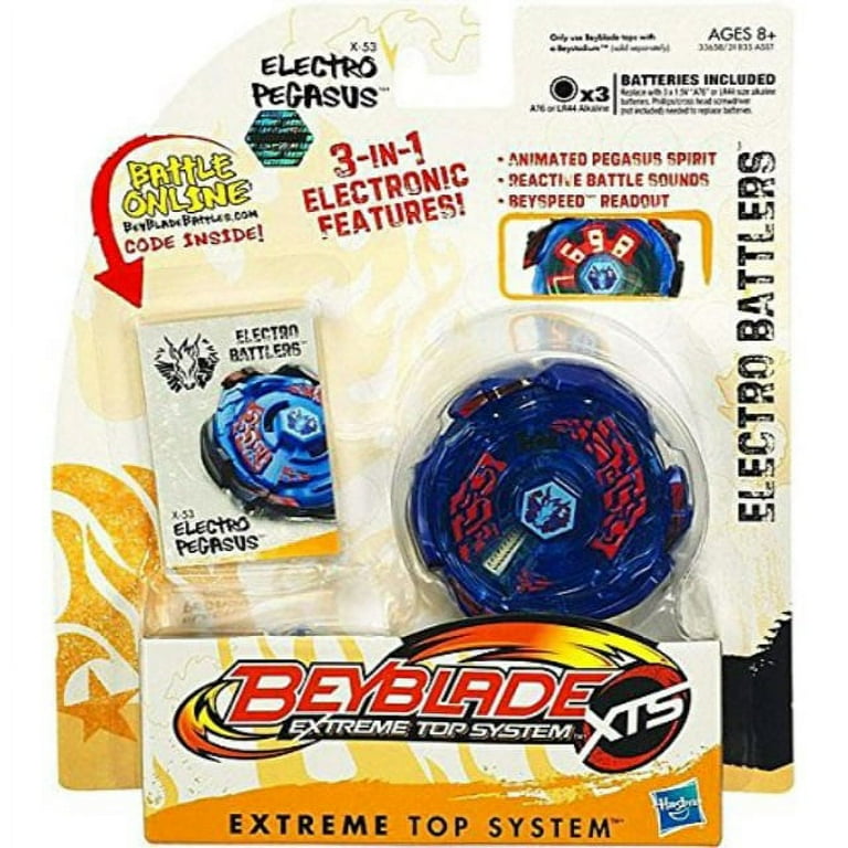 beyblade extreme top system electro battlers x-53 electro pegasus