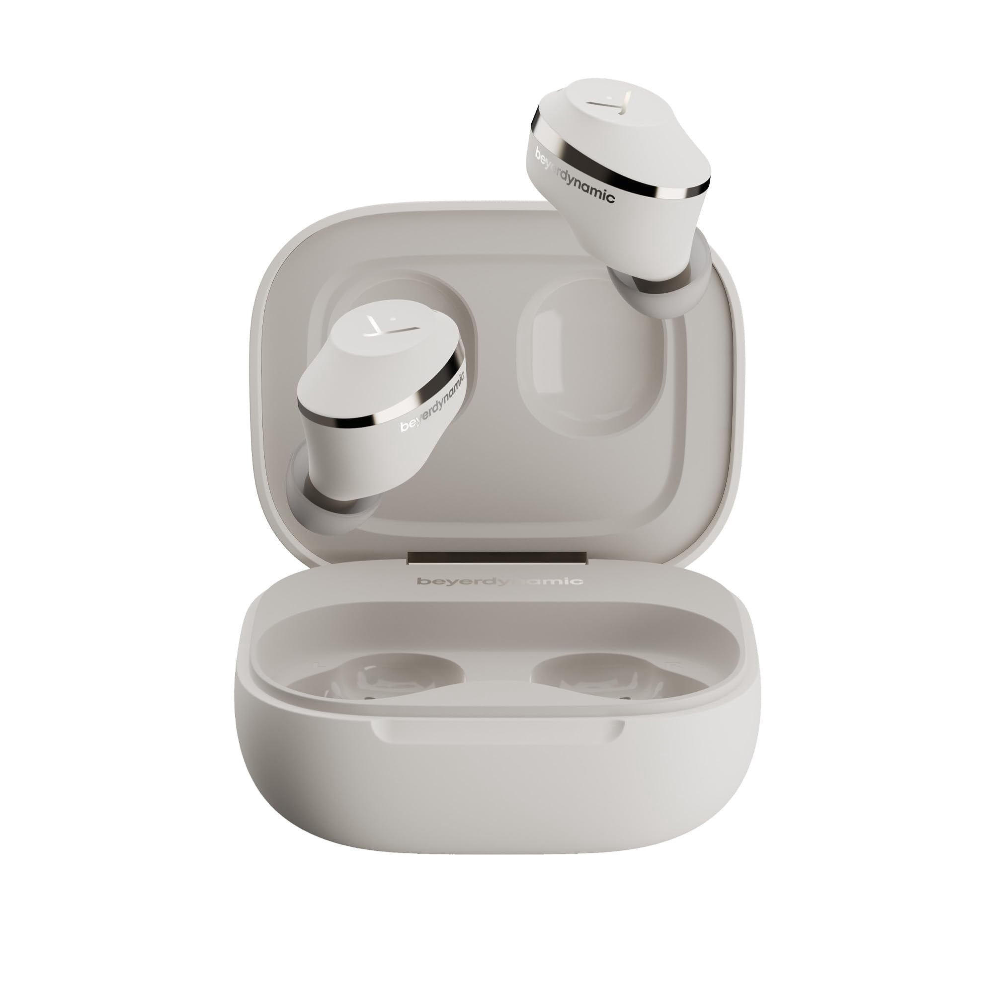 beyerdynamic Amiron 300 True Wireless Noise Cancelling Earbuds, Multipoint Bluetooth® 5.3 with Active Noise Cancellation, up to 10 Hours of Battery Runtime, Cream