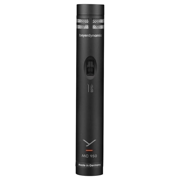 beyerdynamic MC 950 Supercardioid Condenser Mic for Studio Instruments Guitar Piano Drums Choir Recording Made in Germany, Black