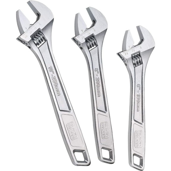 BLACK+DECKER Adjustable Wrench Set