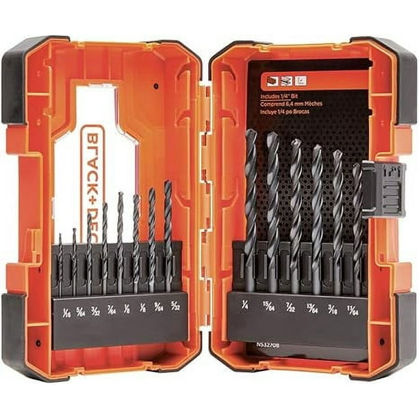 beyond by BLACK DECKER Drill Bit Set 14 Piece BDA14BODDAEV Walmart Business Supplies