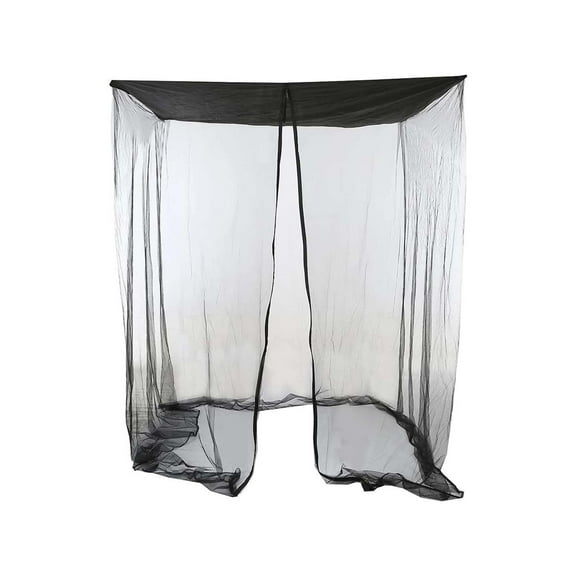 bfogop Mosquito Netting - 2 Person Patio Mesh Netting - Outdoor Insect Fly Bird Net for BBQ, Picnic, Camping - Black/Polyester/300G