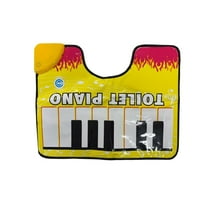 bfogop Potty Piano Mat - Musical Piano Mat Keyboard Dance Floor Mat, Novelty Sounding Rug - Toilet Floor Mat for Bathroom(3 Modes)