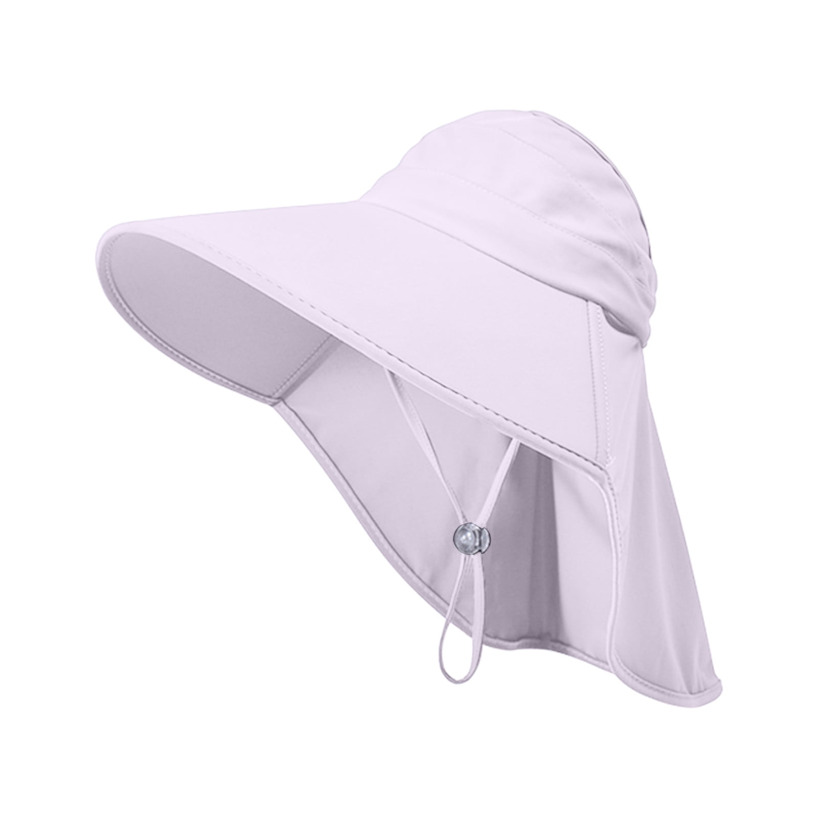 Kids UPF 50+ Sun Hat With Ponytail Hole - Adjustable, Packable, Wide Brim For Beach & Outdoor