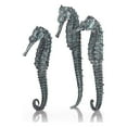thumbnail image 1 of biOrb Aquarium Décor Seahorse Set of 3 - Ceramic, Metallic Black, 1 of 8