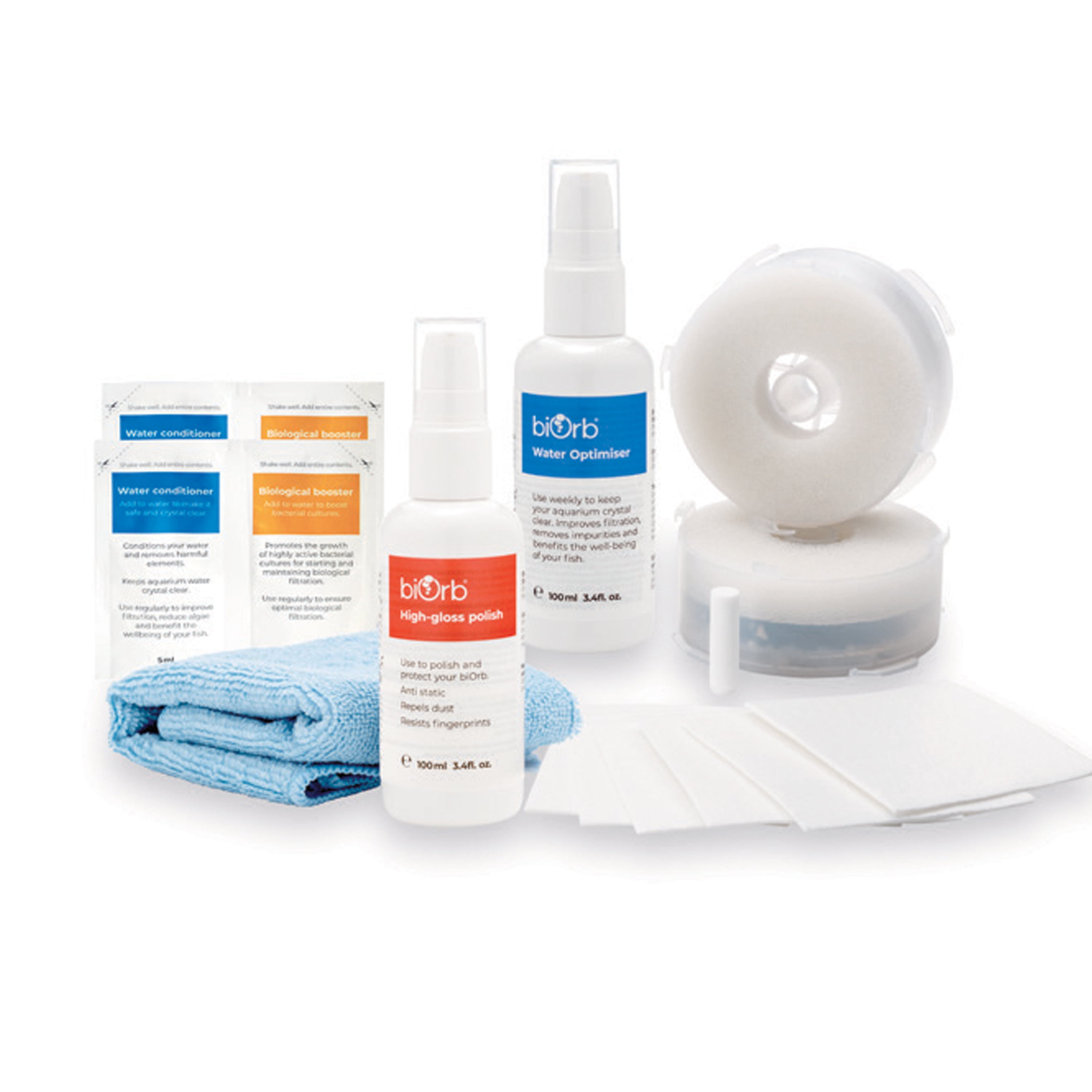 biOrb Freshwater Aquarium Maintenance Kit with Non-Toxic Optimiser