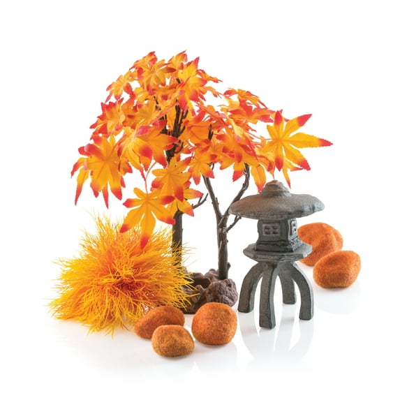 biOrb Autumn Aquarium Décor Set, Orange