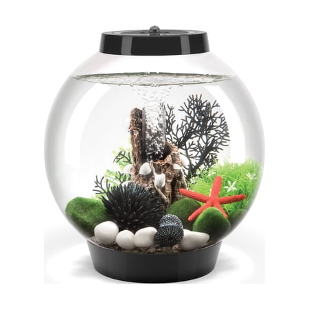 biOrb CLASSIC 15 Aquarium with MCR Light - 4 gallon, black