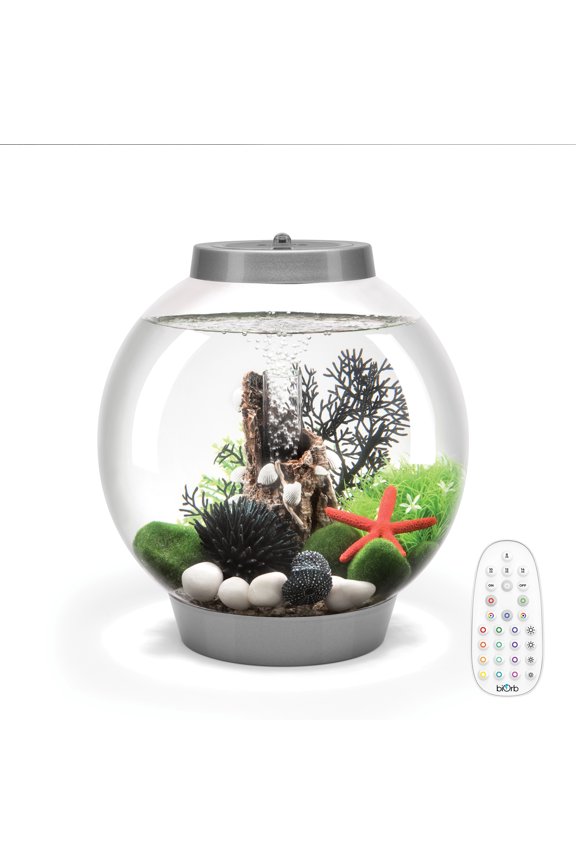 CLASSIC 15 Aquarium with MCR Light - 4 gallon, silver