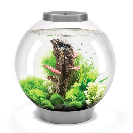 biOrb CLASSIC 30 Aquarium with Standard Light - 8 Gallon, Silver