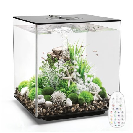 biOrb CUBE 60 Aquarium with MCR Light - 16 gallon, black