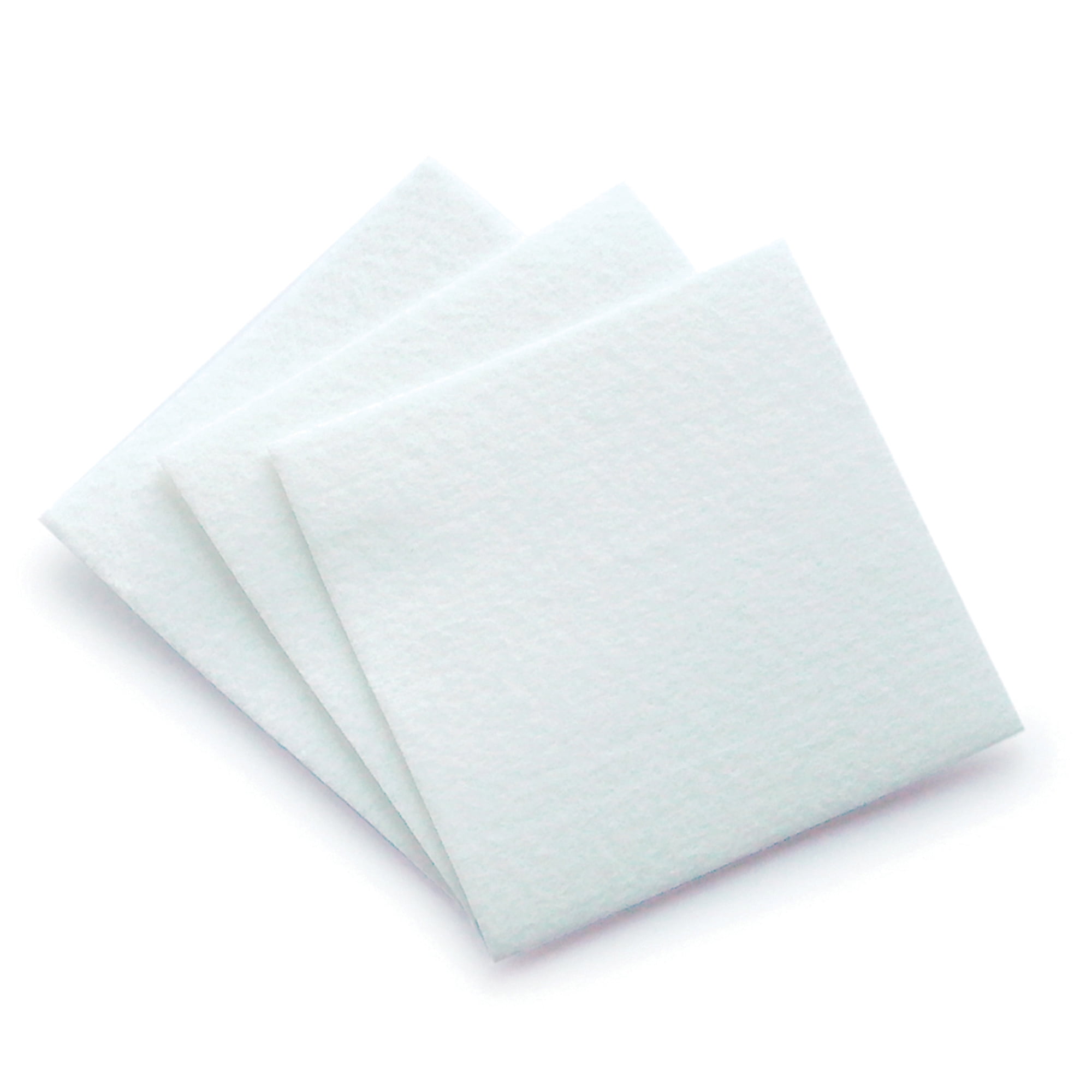 White Non-Abrasive Acrylic Aquarium Cleaning Pads, 3-Pack