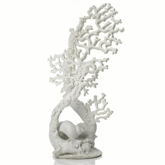 biOrb Extra Large White Fan Coral Sculpture - Aquarium Decor