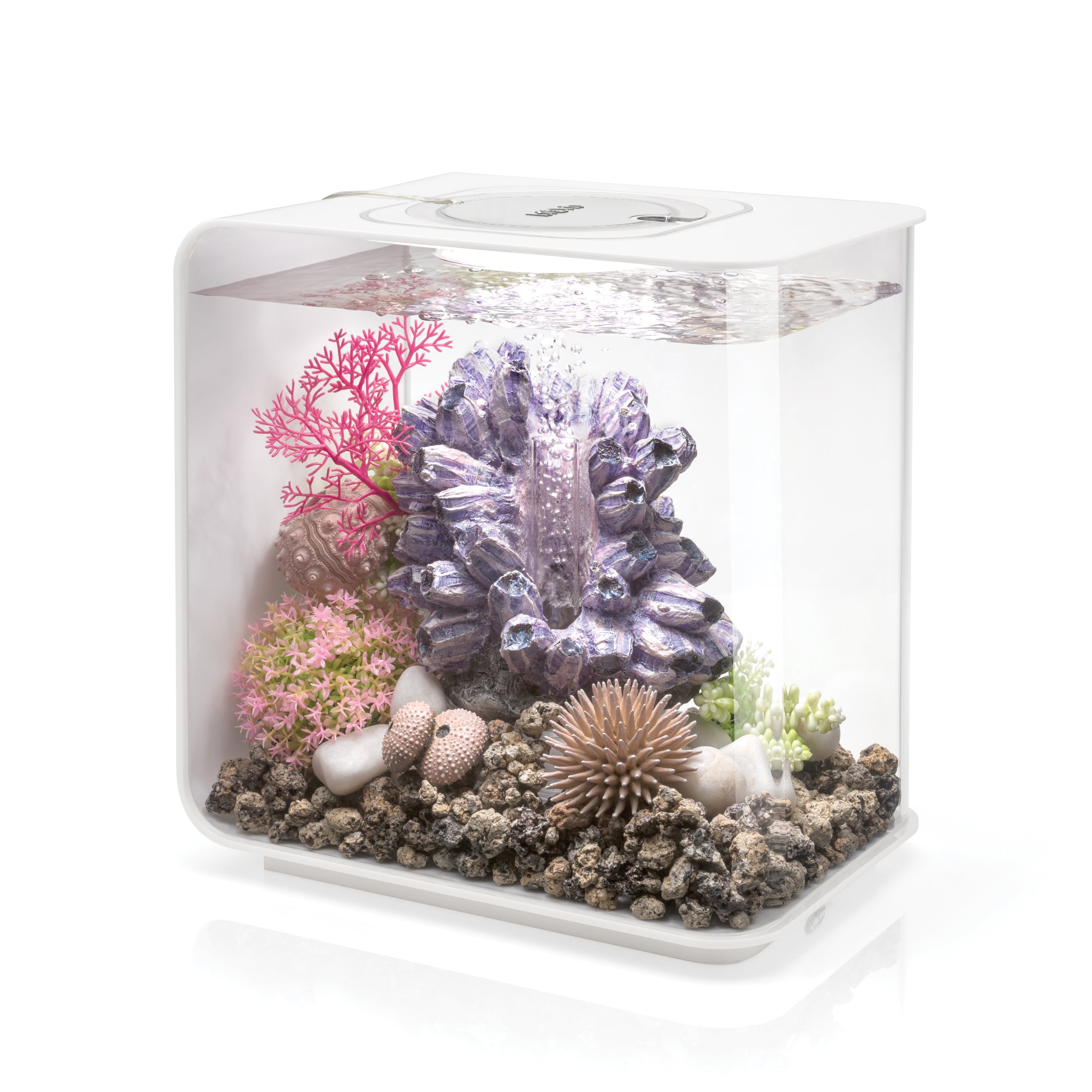 biOrb Flow 15 Aquarium with Standard Light - 4 Gallon, White, Acrylic ...