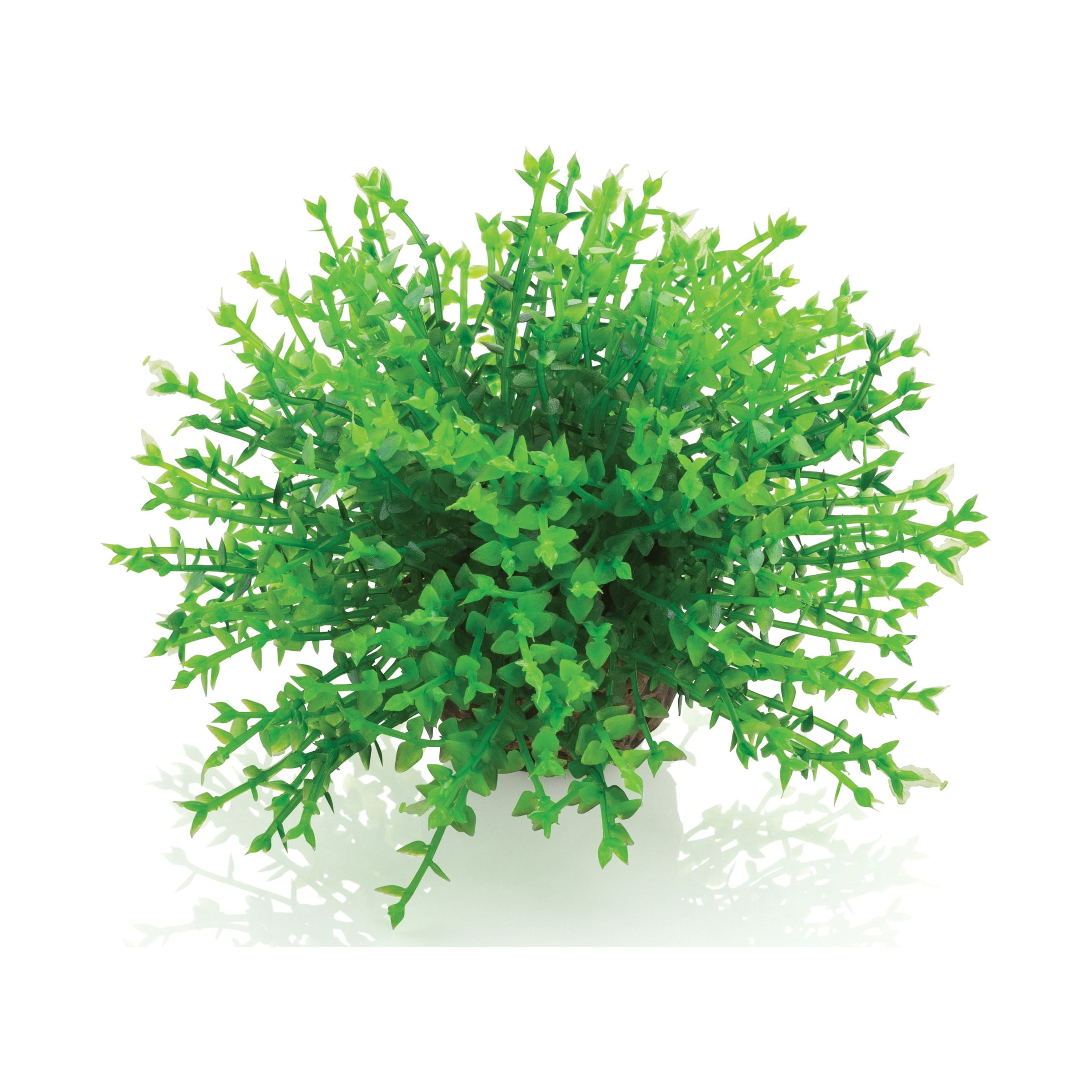 Green Ceramic Resin Topiary Ball Aquarium Plant Decoration