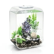biOrb LIFE 15 Aquarium with Standard Light - 4 gallon, transparent