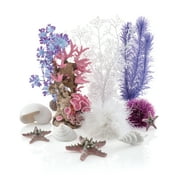 biOrb Pink Ocean Aquarium Décor Set