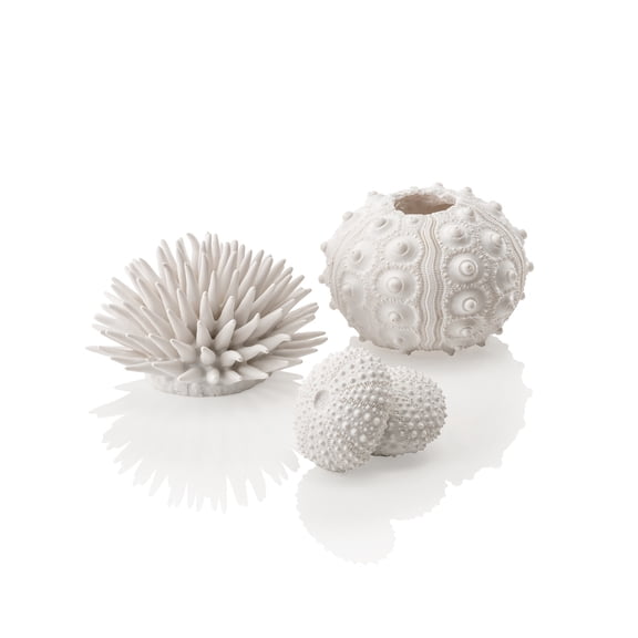 biOrb White Sea Urchins Set - Ceramic Aquarium Decor