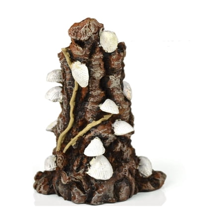biOrb White Shells on Bark Sculpture - Aquarium Decor