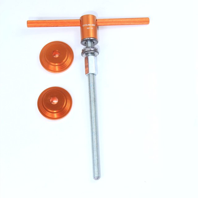 bicycle headset installation removal dismount tools Bike Bottom Bracket Cup Press fit install