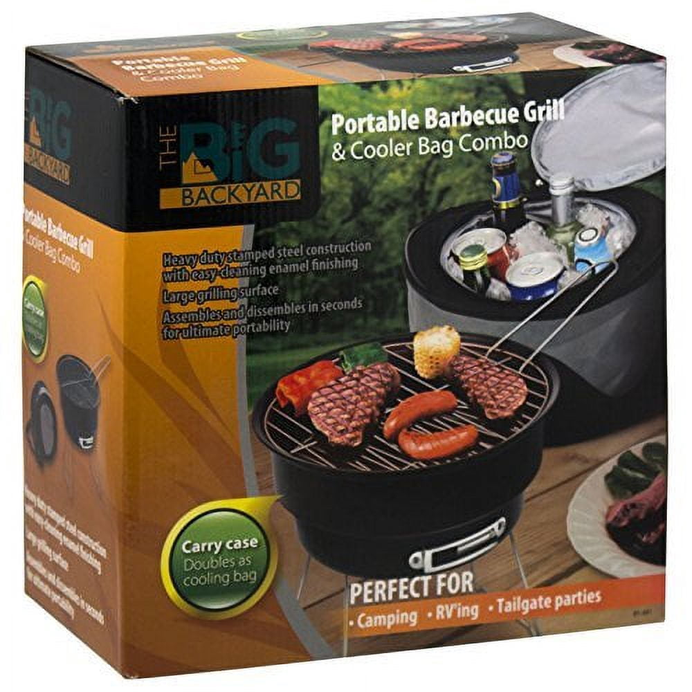 Big Backyard BY-481 BBQ Grill with Cooler Bag - Walmart.com